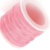 P Parla Paraşüt İpi, Bileklik-Kolye örgü ipi 1 mm 50 metre Pembe 12'li