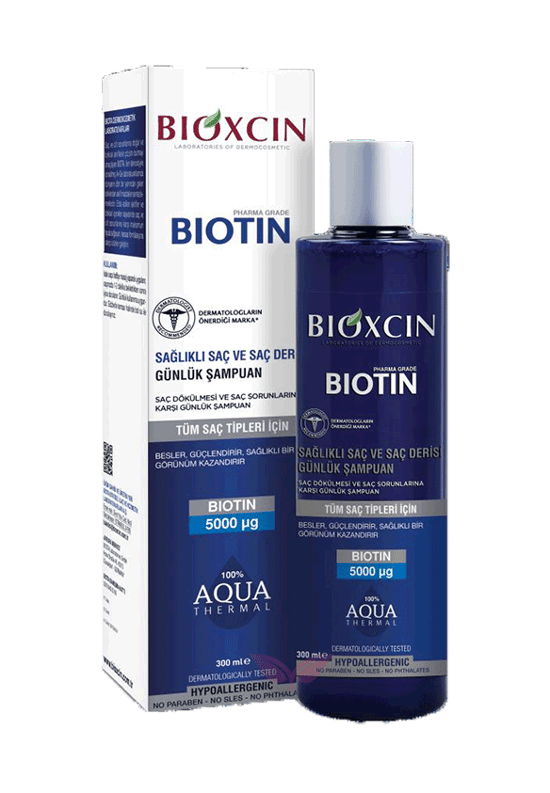 Bioxcin Biotin Sağlıklı Saç ve Saç Derisi Günlük Şampuan 300ml