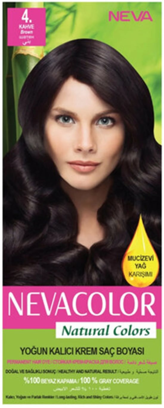 Neva Color Saç Boyası Seti 4 Kahve