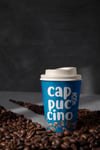 Kofe Cappucino Karton Bardak İçinde Hazır Kahve