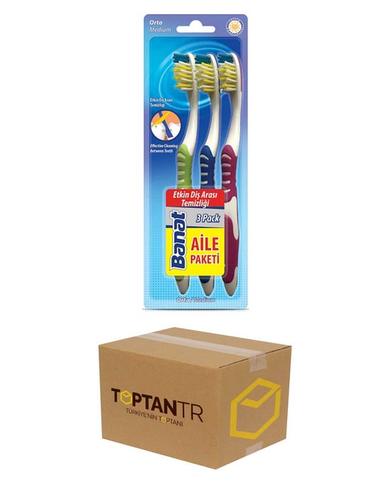 banat, banat diş Fırçası , banat orta diş fırçası, banat ekonomik diş fırçası, diş fırçası fiyatları, diş fırçaları, ucuz diş fırçası, ağız bakım ürünleri, toptan kozmetik