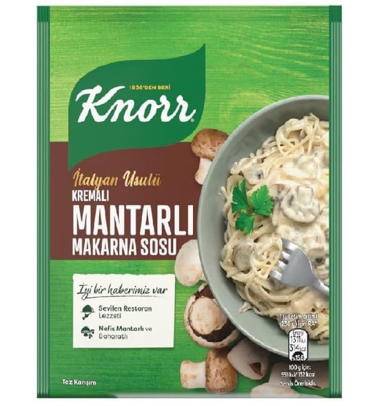 Knorr Kremalı Mantarlı Makarna Sosu 52 g