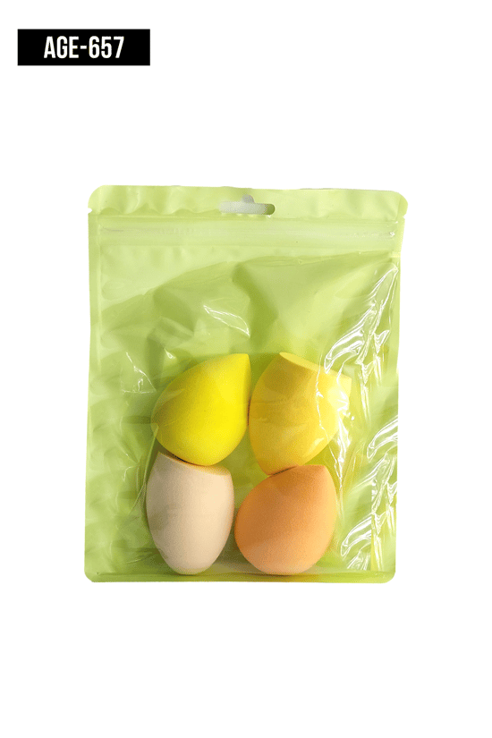 İthal Aksesuar Renkli 4'Lü Makyaj Süngeri