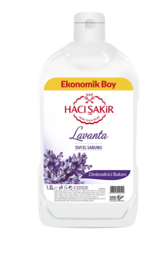 Hacı Şakir Sıvı Sabun 1500Ml Lavanta