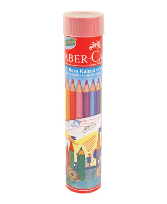 Faber-Castell Boya Kalemi 12 Renk Tüp