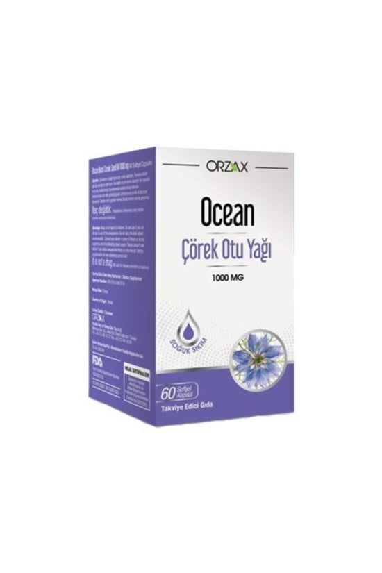 Ocean Çörek Otu Yağı 1000 mg 60 Kapsül