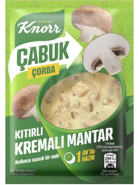 Knorr Çabuk Çorba Kremalı Mantar 19gr