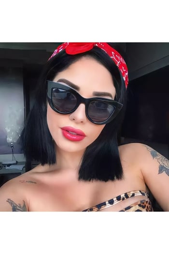 Kinary Cat Eye Siyah Kadın Güneş Gözlüğü 1011