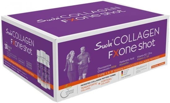 Suda Collagen Fxone Shot Orange 60 ml x 30 Shot