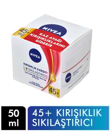 Nivea Kırışıklık Karşıtı Yenileyici 45+ Yaş Yüz Kremi 50 ml