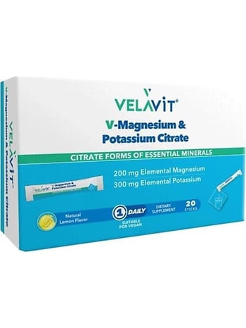 Velavit V-Magnesium & Potassium Citrate 20 Stick