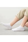 BGK Unisex Yazlık Patik Çorap 5 'li Extra Rahat Beyaz 41-45