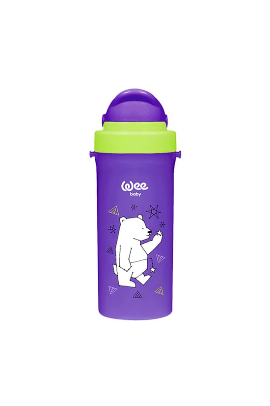 Wee Baby Pipetli Bardak 300 ml 6+ ay Mor