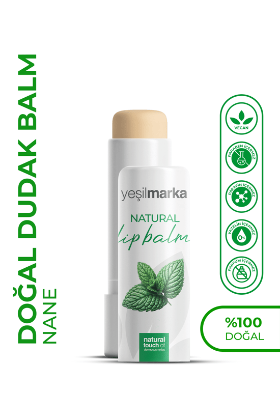 Yeşilmarka Doğal Dudak Balmı - Nane Aromalı