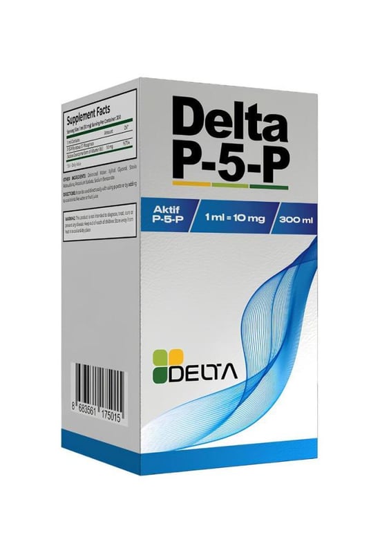 Delta P-5-P Pridoksal 5 Fosfat Vitamin B6 Şurup 300 ml