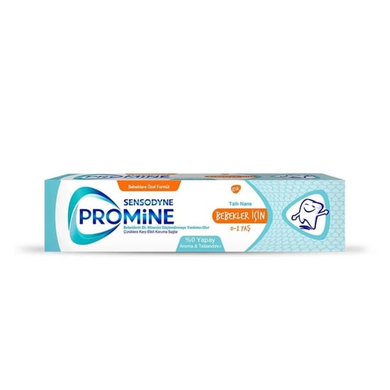 Sensodyne Promine 0-2 Yaş Bebekler İçin Diş Macunu Tatlı Nane 50 ml