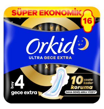 Orkid Ultra Extra 4 Lü Gece Extra 16'lı