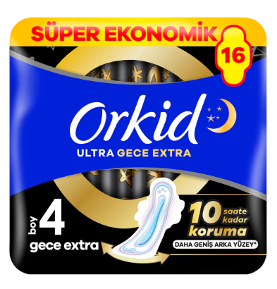 Orkid Ultra Extra 4 Lü Gece Extra 16'lı