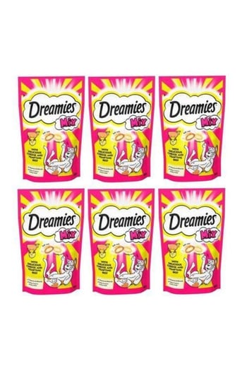 Dreamies Mix Sığır Etli Ve Peynirli Kedi Ödülü 6 Adet x 60 Gr