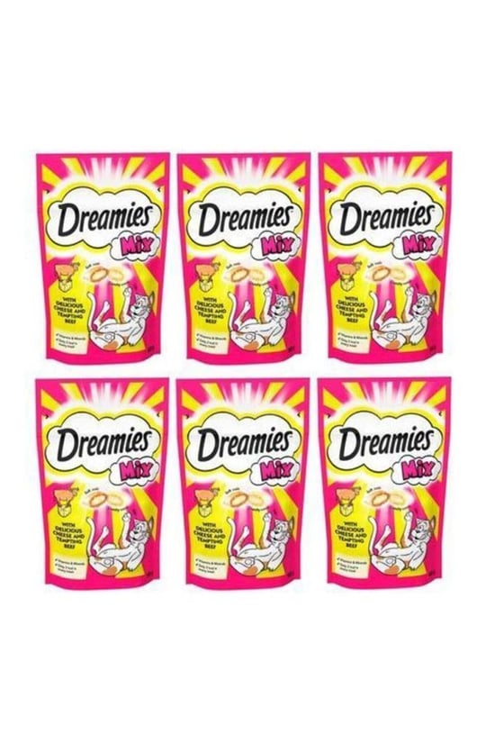 Dreamies Mix Sığır Etli Ve Peynirli Kedi Ödülü 6 Adet x 60 Gr