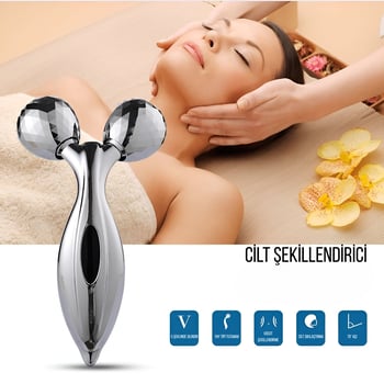 Tiffany 3d Roller Masaj Aleti Cihazı Güneş Enerjili Selilüt Önleyici Sıkılıştırıcı Masaj Aleti Tp-1032