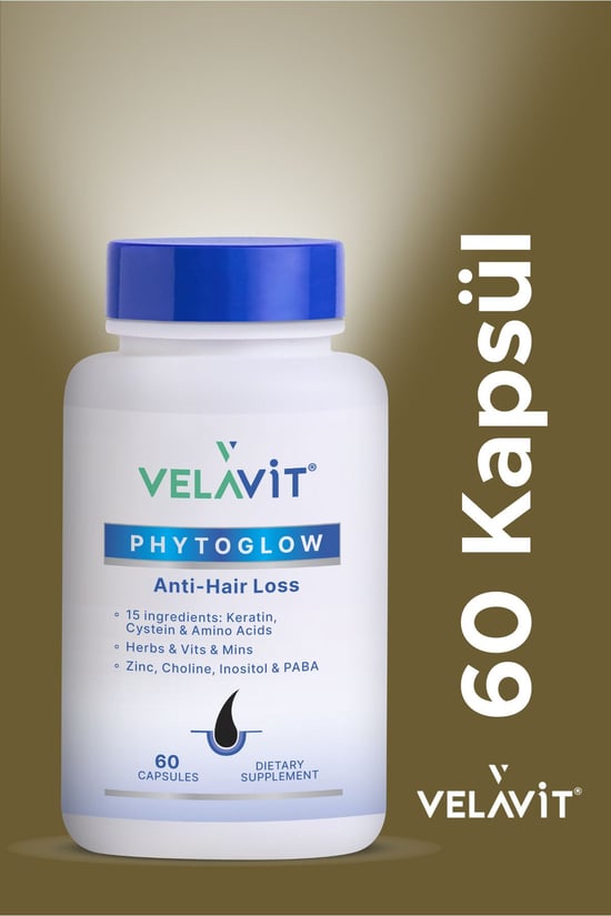 Velavit Phytoglow Anti-Hair Loss 60 Kapsül