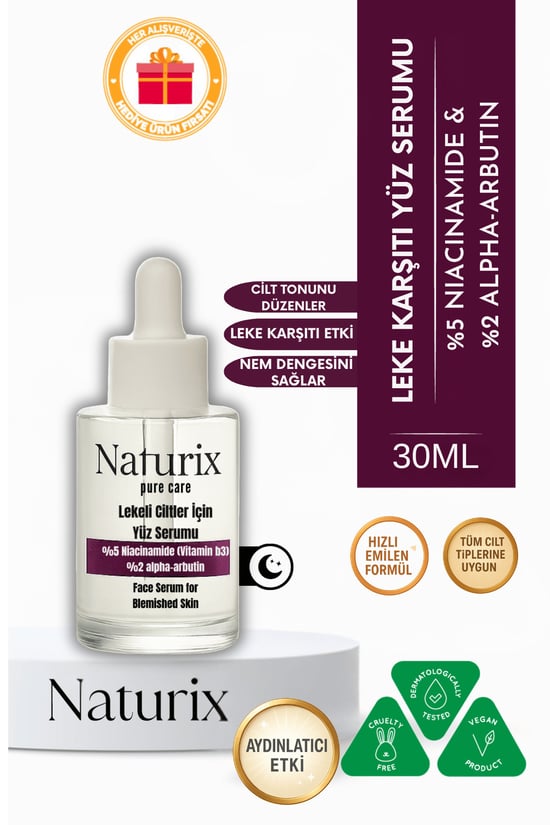 Naturix Leke Karşıtı Yüz Serumu 30 ml