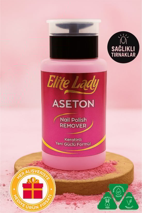Elite Lady Pompalı Aseton Aseton 200 ml
