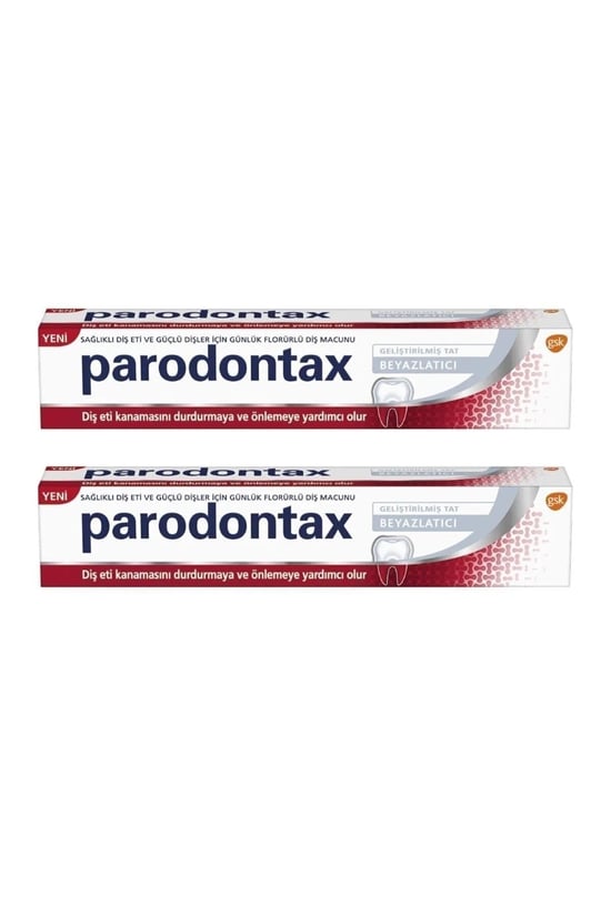 Parodontax Geliştirilmiş Tat Beyazlatici Diş Macunu 1+1 75 Ml