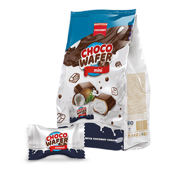 Choco Wafer Mini Coconut 800gr