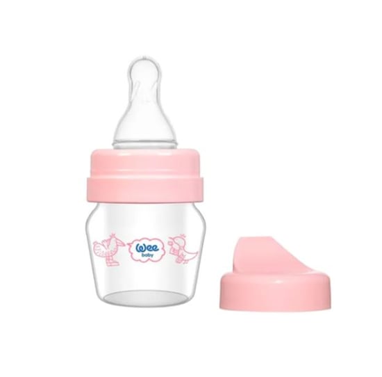 Wee Baby Mini Cam Alıştırma Bardağı Seti 30 ml 0-6 ay Pembe