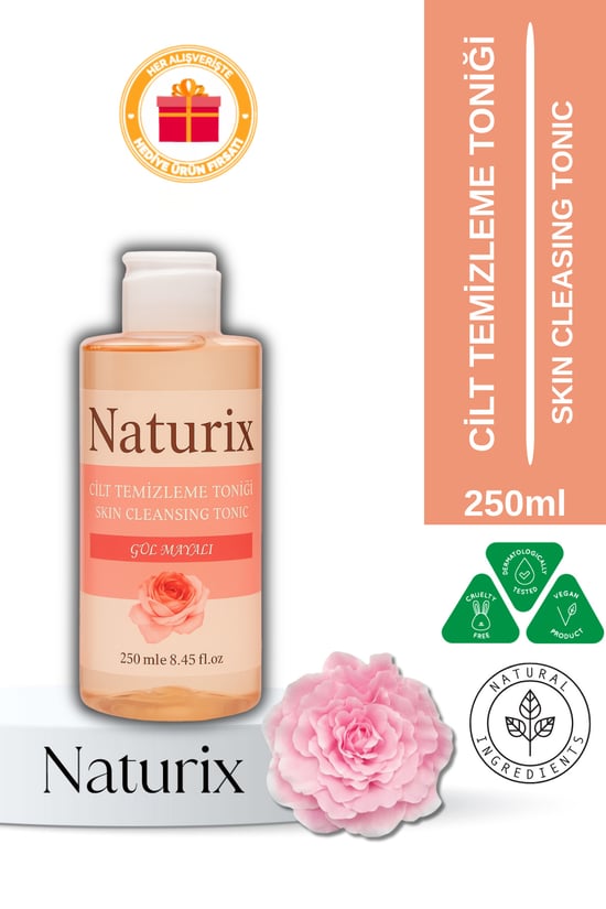 Naturix Gül Mayalı Cilt Temizleme Toniği 250 ml