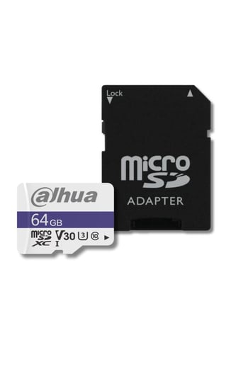 Dahua C100A 64GB MicroSDXC U3 Hafıza Kartı + SD Adaptör