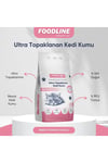 Foodline Bebek Pudrası Kokulu İnce Taneli Bentonit Topaklanan Kedi Kumu 10 Lt