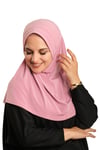Hürrem Bone Gül Kurusu Pratik Hazır Geçmeli Tesettür Eşarp Sandy Kumaş Sade 1600_18