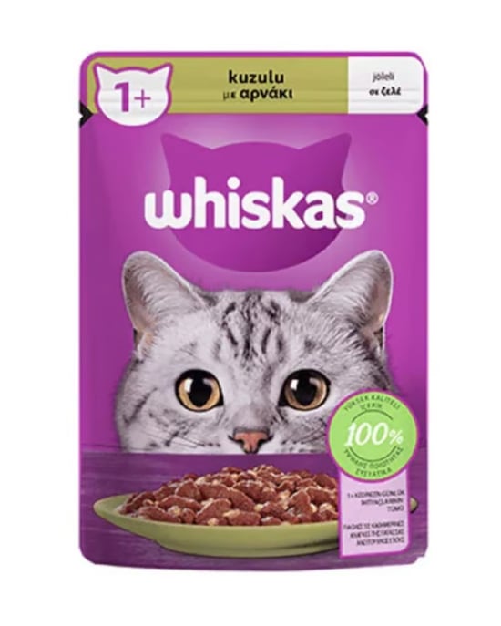 Whiskas Kedi Maması 85 gr Pouch Kuzulu