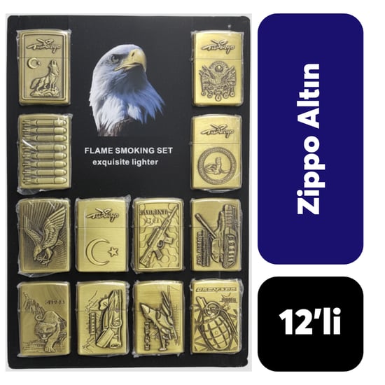 Çakmak Zippo Gold 12'li