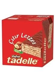 Tadelle  Sütlü Çikolata Kaplamalı Fındık Kremalı Gofret 28g 28'li