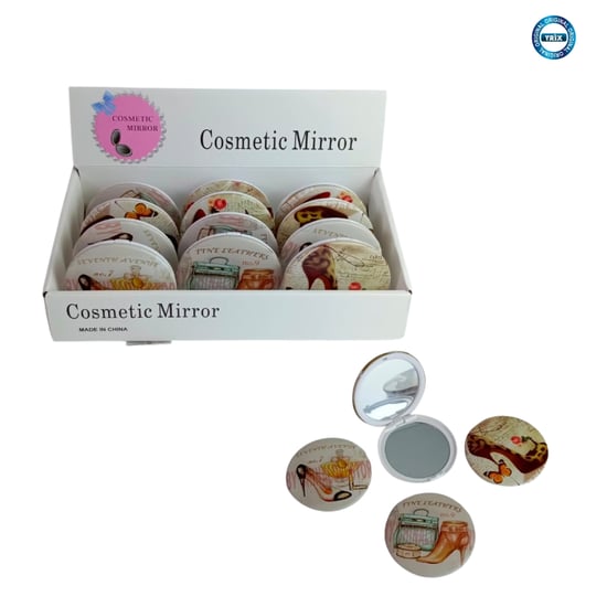 Trix Ekonomik Cep Aynası Krem Renk