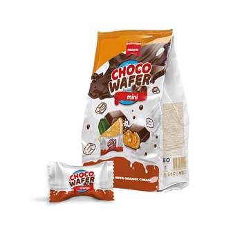 Choco Wafer Mini Portakallı  800gr